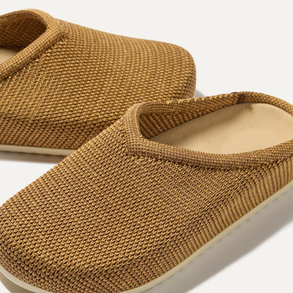 The toe and vamp of The Casual Clog, in diagonal view.