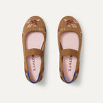 The Kids Mary Jane in Tawny Twig shown from the top.