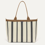 PLP |The Lightweight Zip Tote in Coastline shown from the front.