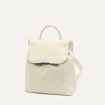 PLP | The Cinch Backpack in Coconut Crochet shown from the front.