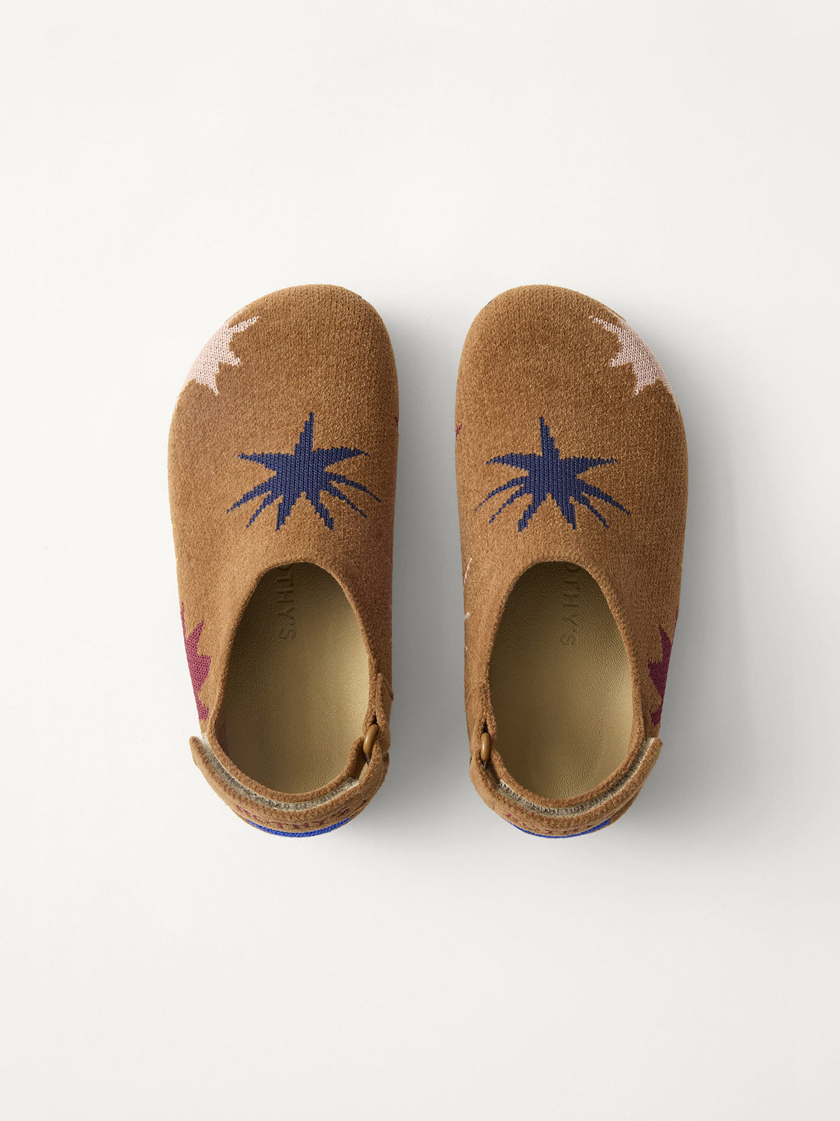 PLP | The Kids Clog in ReVelvet™ Butterscotch Burst shown from the top.