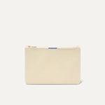PLP |The Convertible Clutch in Love Bird Open-Knit, shown from the front.
