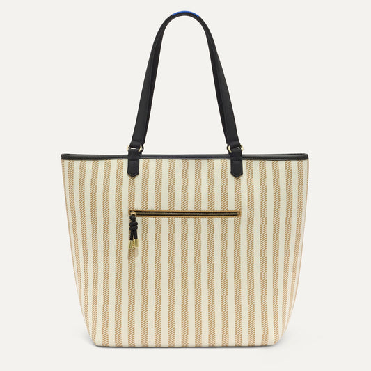 PLP |The Two-Way Tote in Sandbar shown from the front.