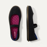PDP | The Cruiser Mary Jane in ReVelvet Black shown from the top.