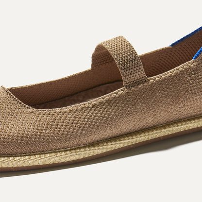 The vamp and top strap of The Cruiser Mary Jane in ReVelvet™ Portobello.