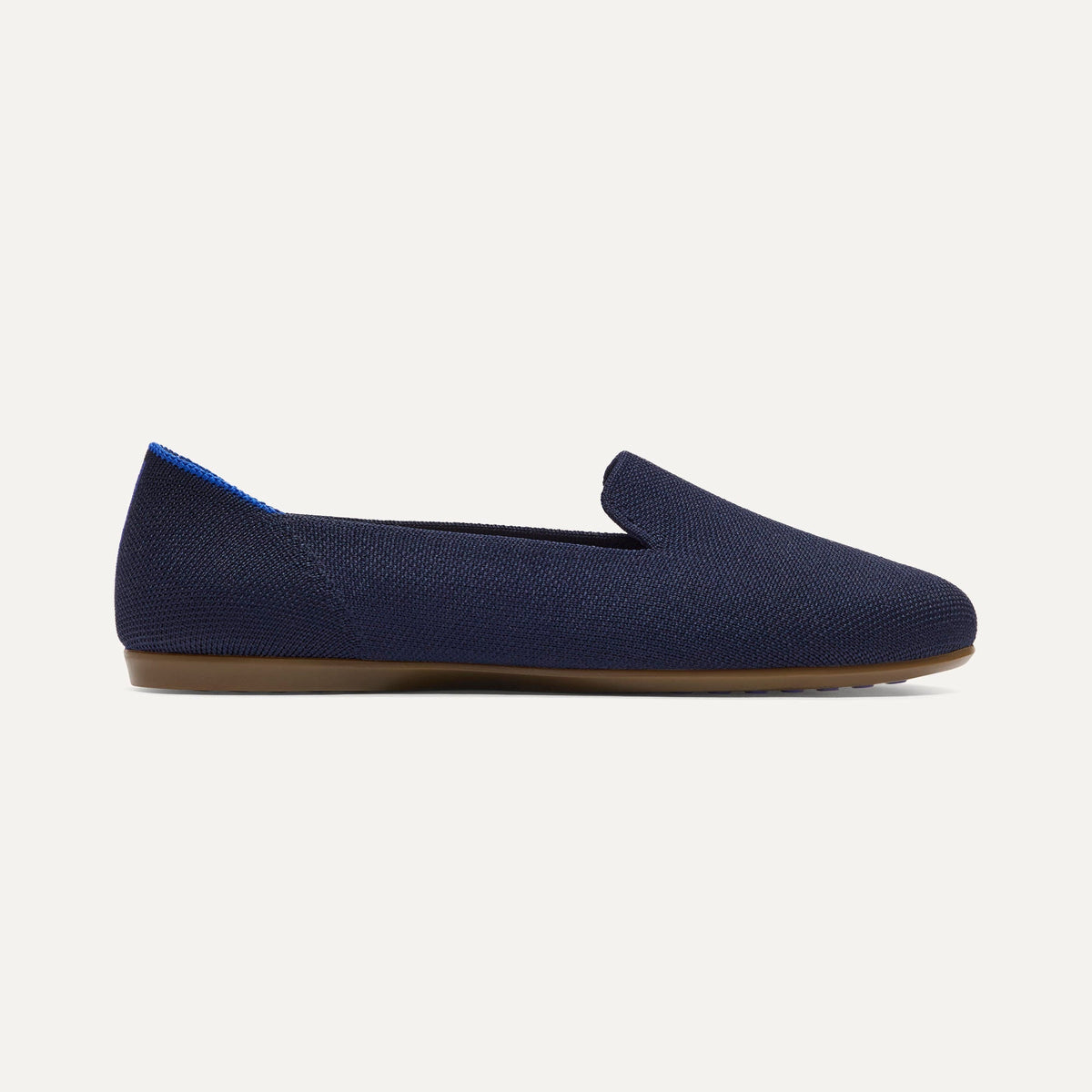 side | The Daily Loafer in Navy shown from the side.