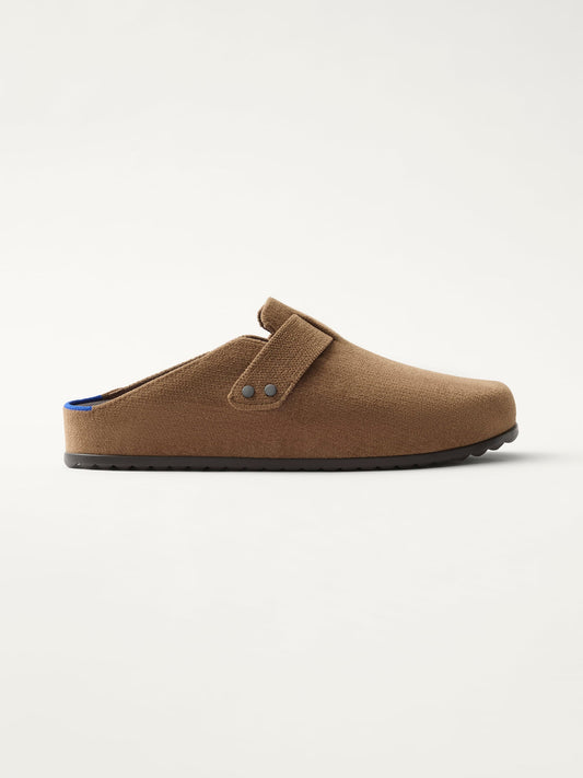 PLP | The Men's Clog in ReVelvet™ Portobello shown from the side.