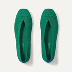 The Max Square Ballerina in Clover Mesh shown from the top.