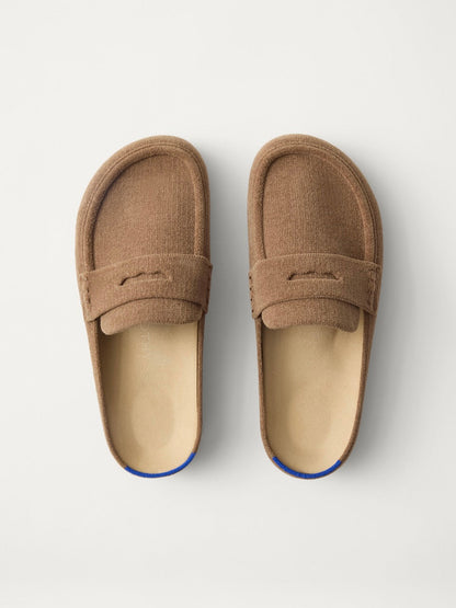 PLP |The Penny Clog in ReVelvet™ Portobello shown from the top.